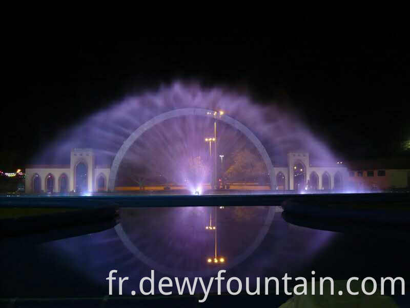 water screen fountain